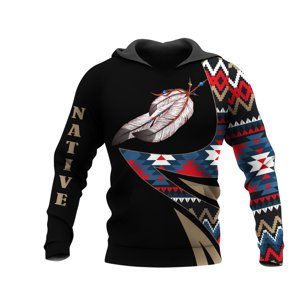 HD0012627 Pattern Native American  Pride 3D Hoodie