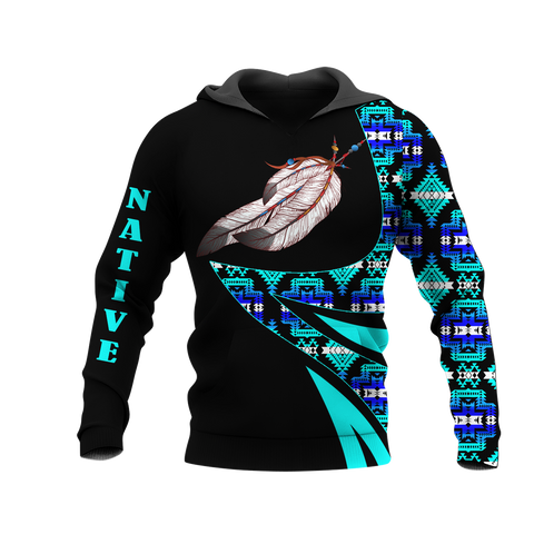 HD0012628 Pattern Native American  Pride 3D Hoodie