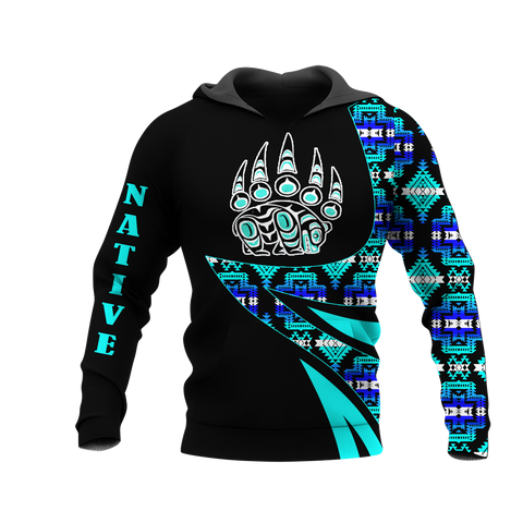 HD0012629 Pattern Native American  Pride 3D Hoodie