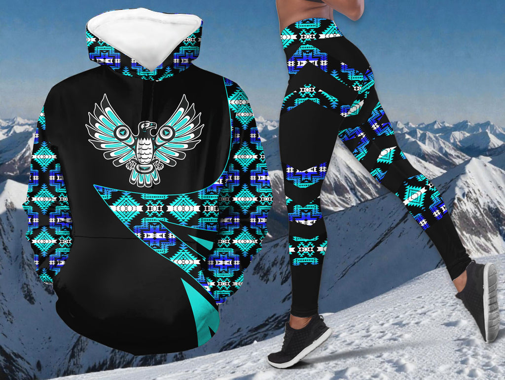 HD0012630 Thunderbird Native American Hoodie Leggings Set