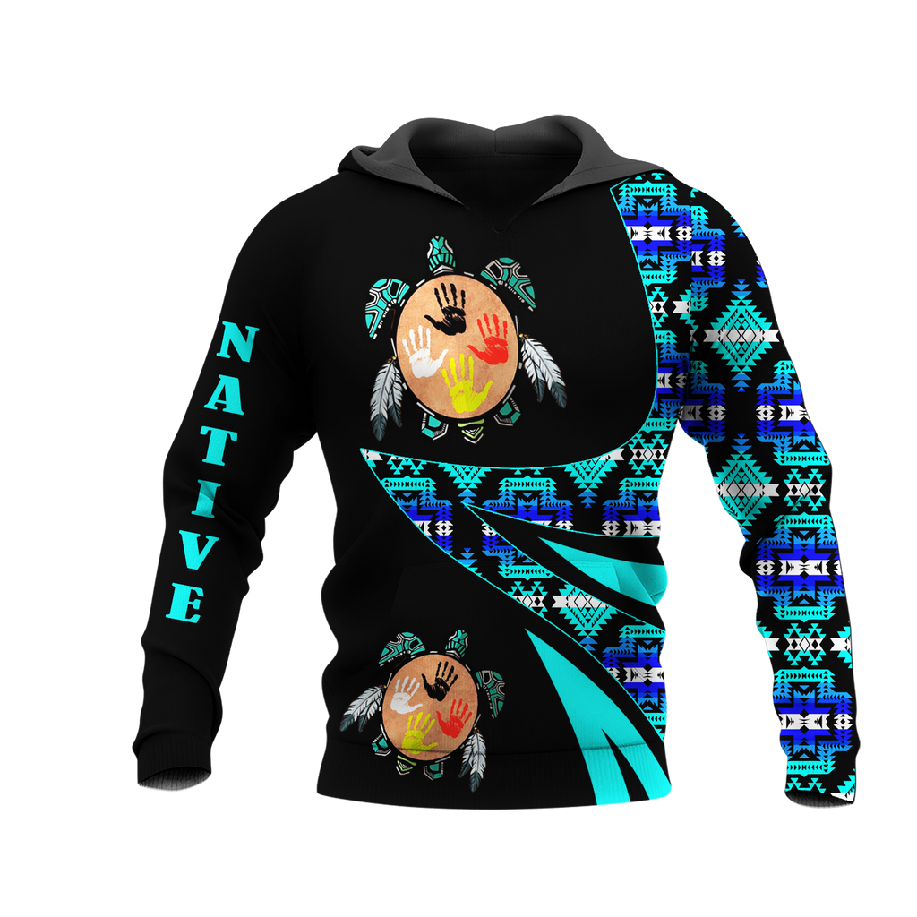 HD0012631 Pattern Native American  Pride 3D Hoodie