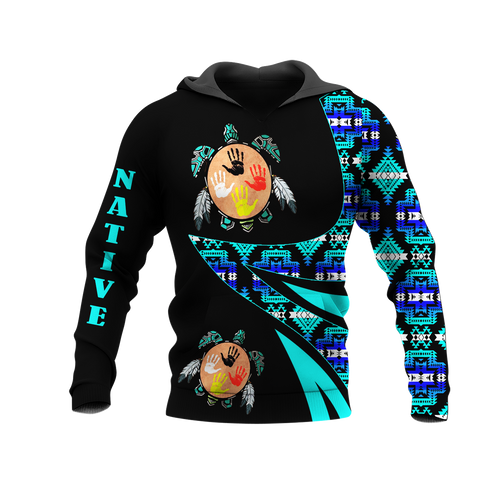 HD0012631 Pattern Native American  Pride 3D Hoodie