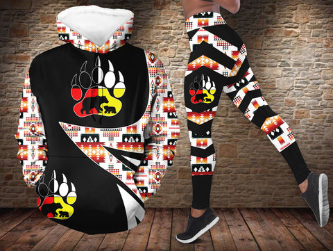HD0012633 Mama Bear Native American Hoodie Leggings Set