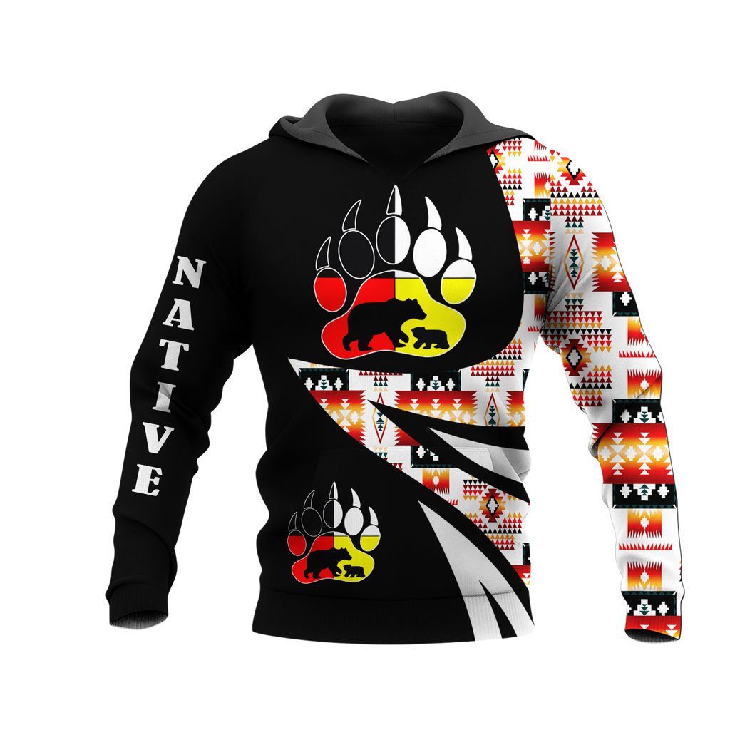 HD0012633 Pattern Native American  Pride 3D Hoodie