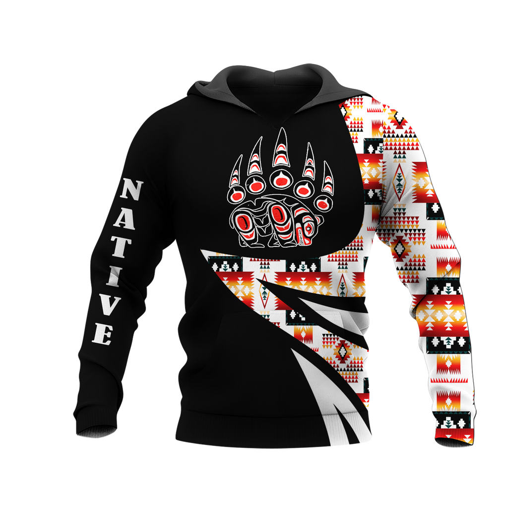 HD0012634 Pattern Native American  Pride 3D Hoodie