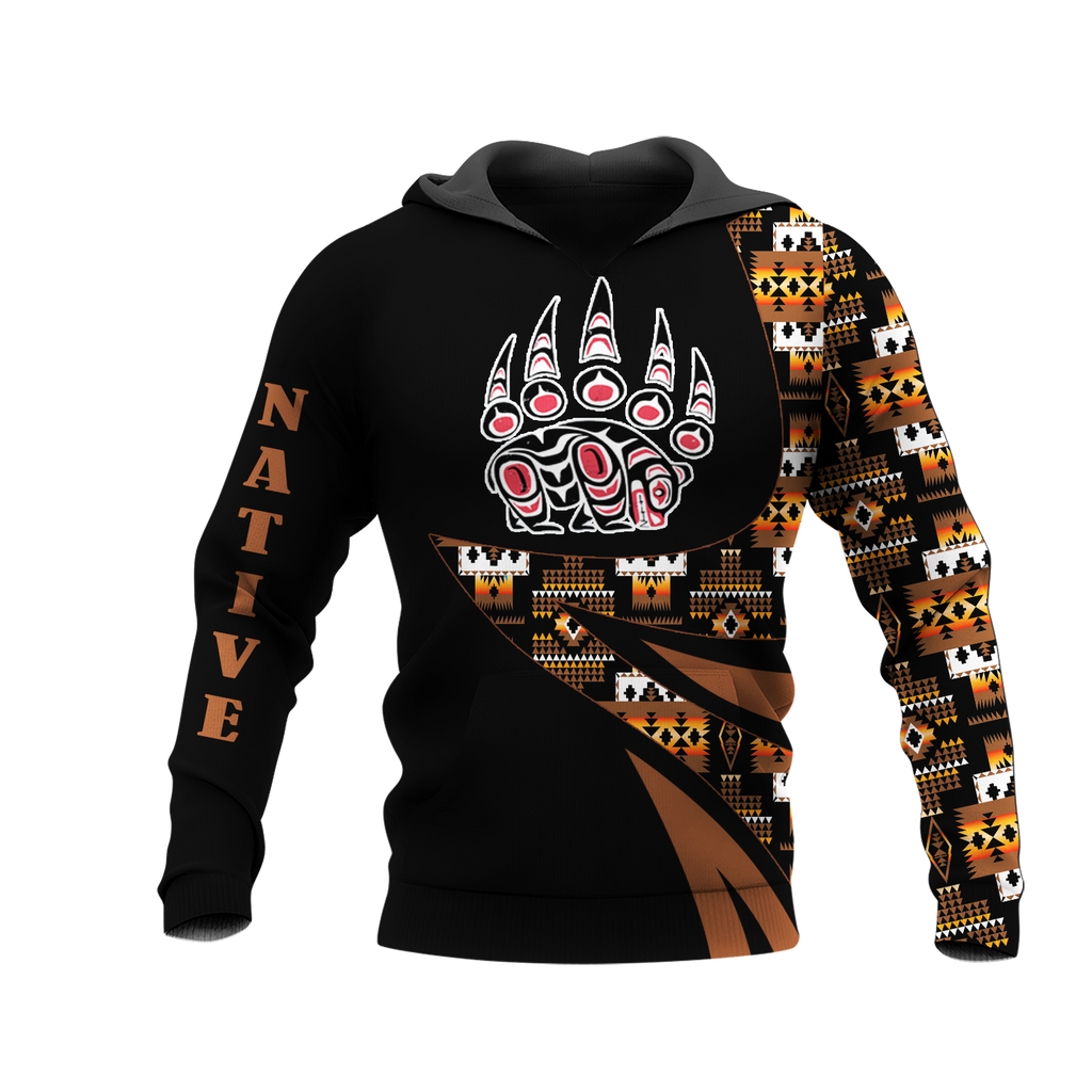 HD0012638 Pattern Native American  Pride 3D Hoodie