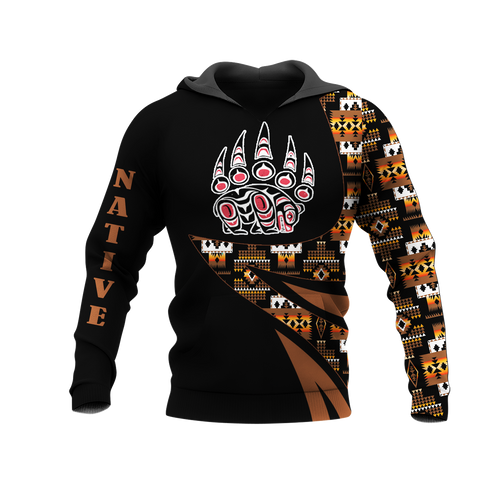 HD0012638 Pattern Native American  Pride 3D Hoodie