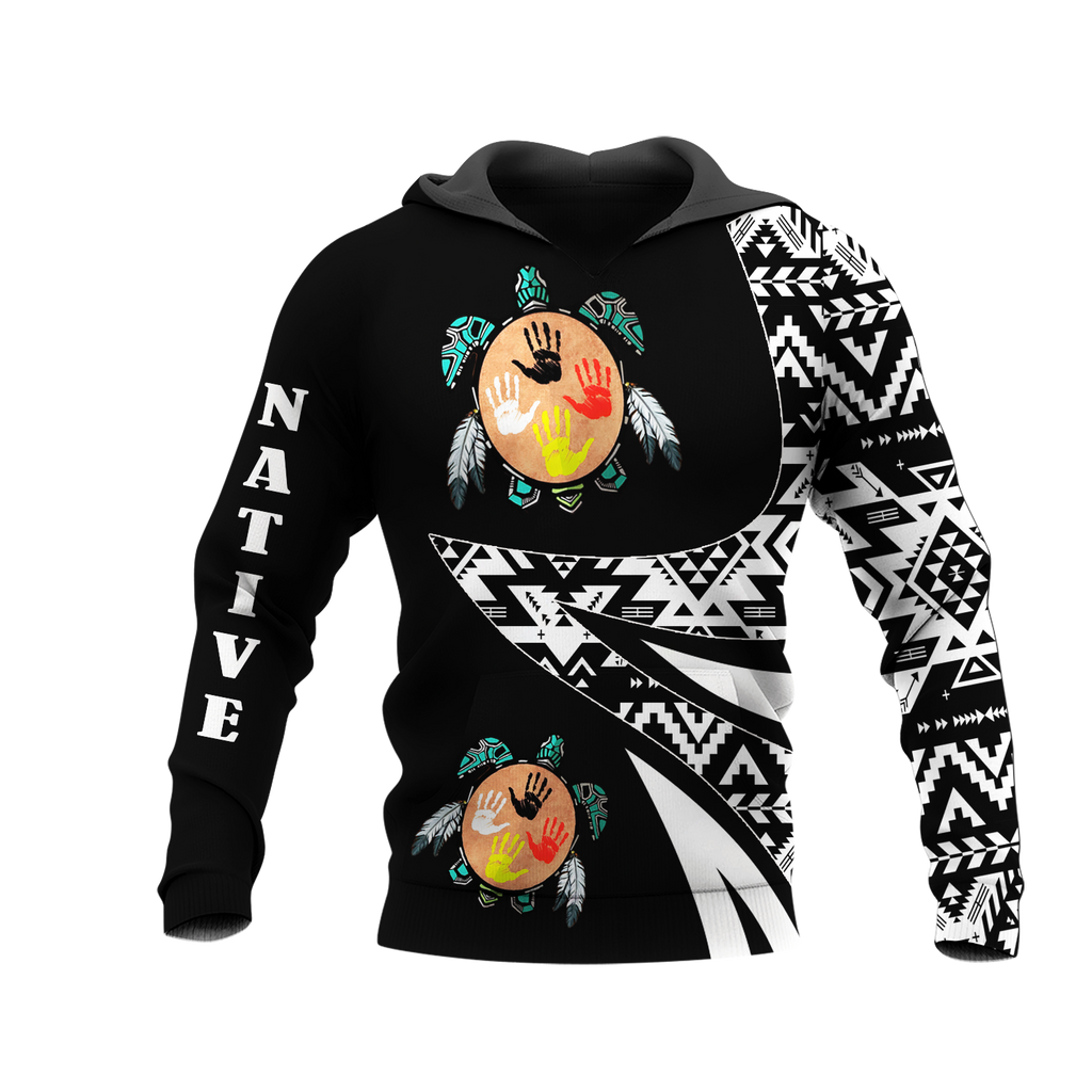 HD0012644 Pattern Native American  Pride 3D Hoodie