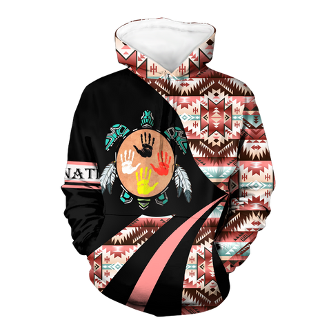 HD0012651 Tribal Turtle Spirit  Native American Pride 3D Hoodie