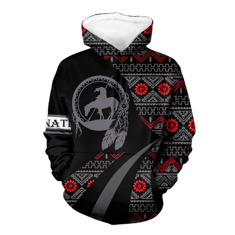 HD0012666 Trail Of Tears Pattern Native American Pride 3D Hoodie