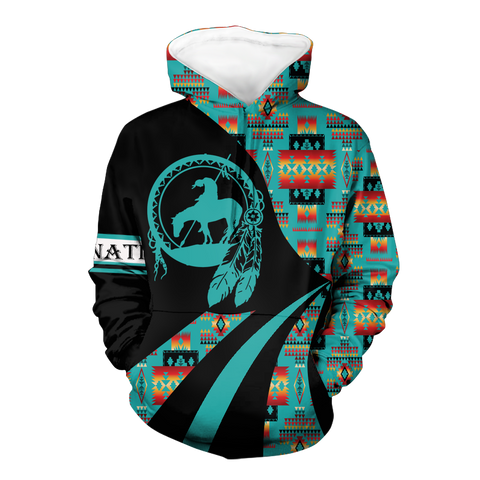 HD0012669 Trail Of Tears Pattern Native American Pride 3D Hoodie