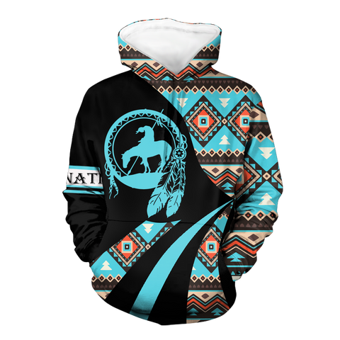 HD0012671 Trail Of Tears Pattern Native American Pride 3D Hoodie