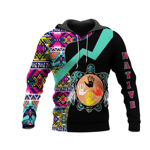 HD0012685 Tribal Turtle Spirit Native American Pride 3D Hoodie