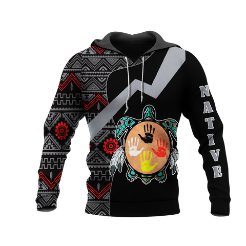 HD0012686 Tribal Turtle Spirit Native American Pride 3D Hoodie