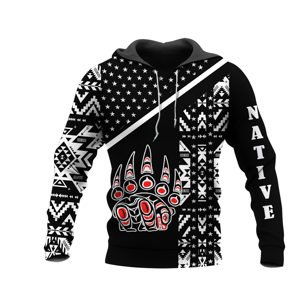 HD0012717TribalBearNativeAmericanPride3DHoodie