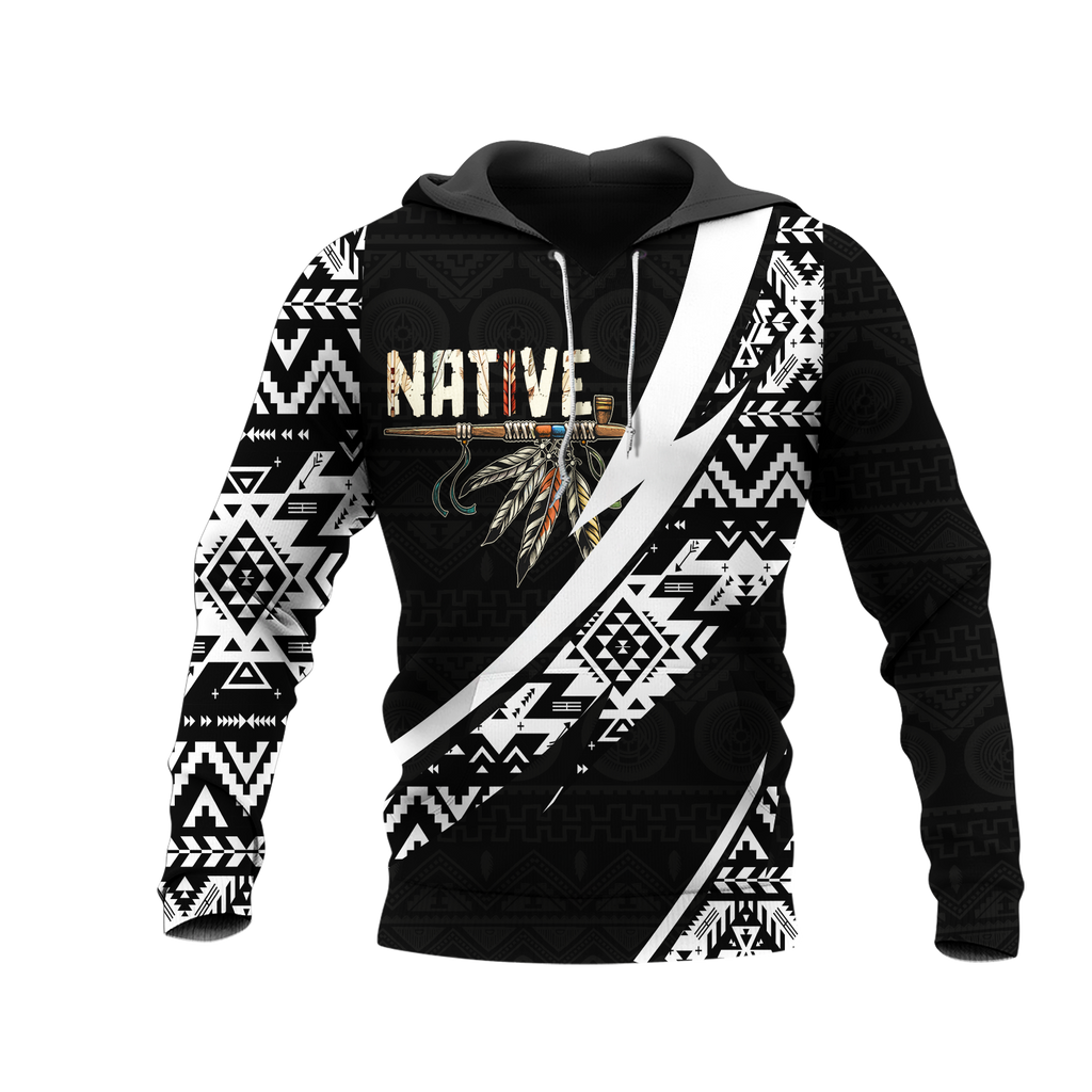 HD0012718 Tribal Bear Native American Pride 3D Hoodie