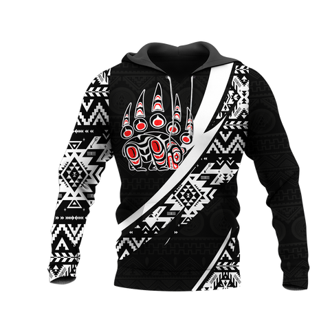 HD0012721 Tribal Bear Native American Pride 3D Hoodie