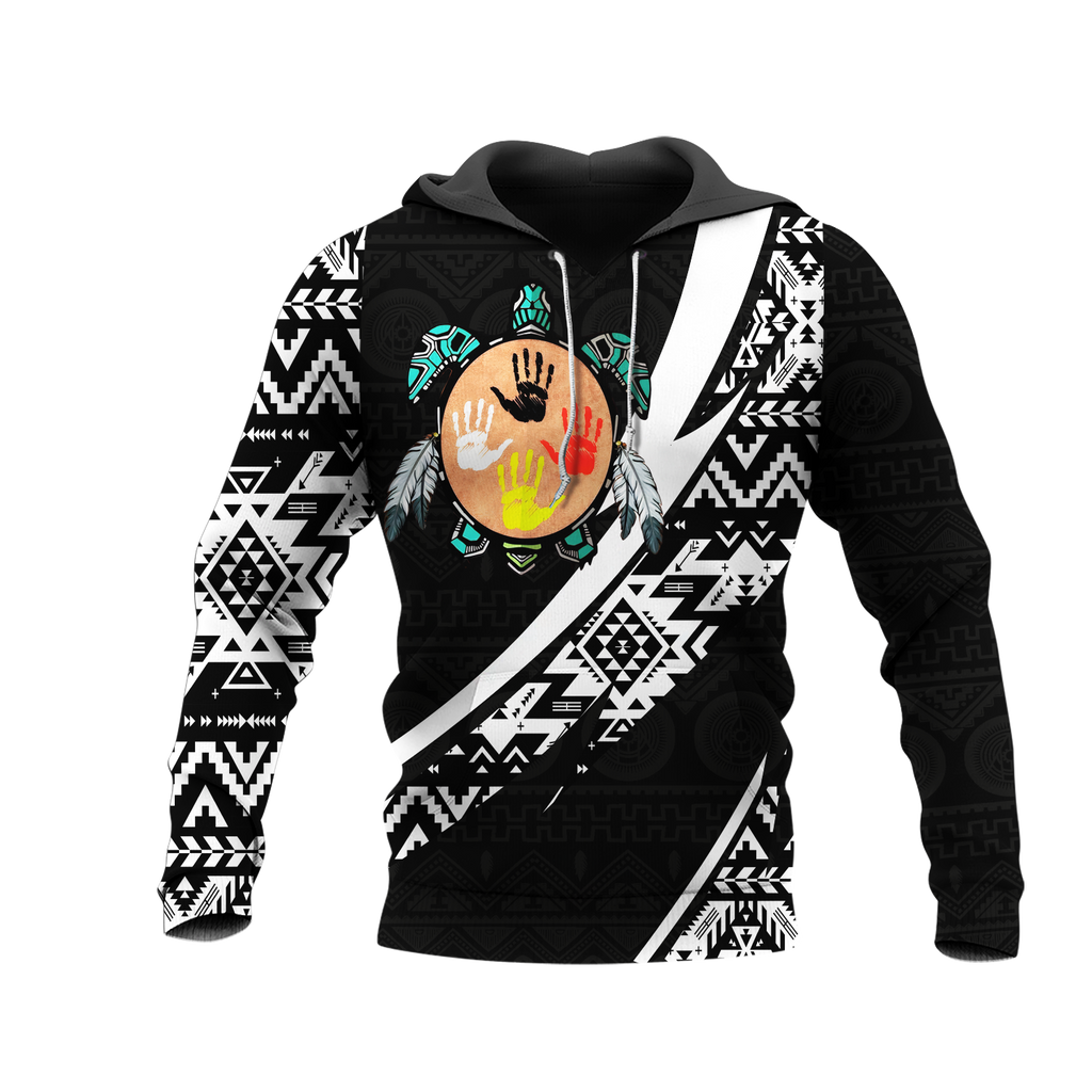 HD0012722 Tribal Bear Native American Pride 3D Hoodie