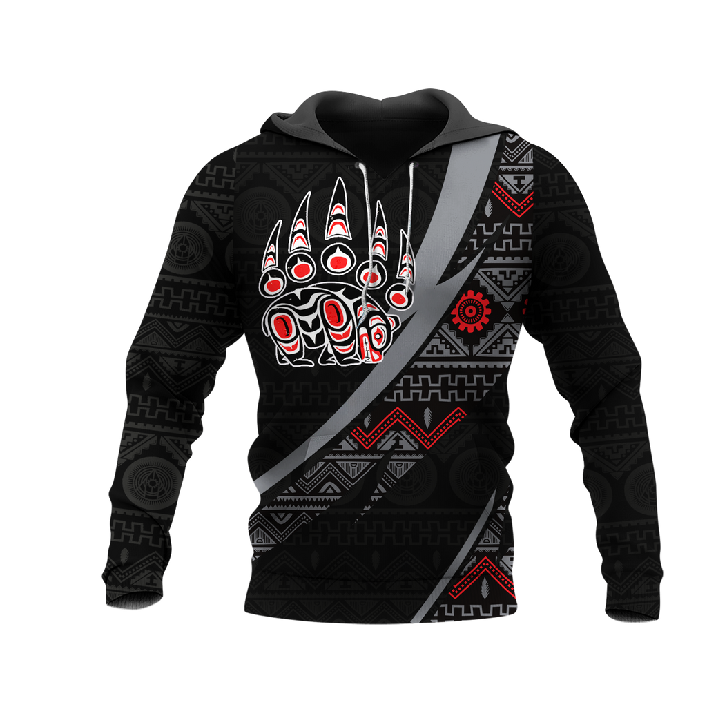 HD0012724 Tribal Bear Native American Pride 3D Hoodie