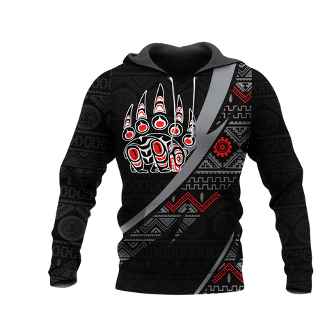 HD0012724 Tribal Bear Native American Pride 3D Hoodie