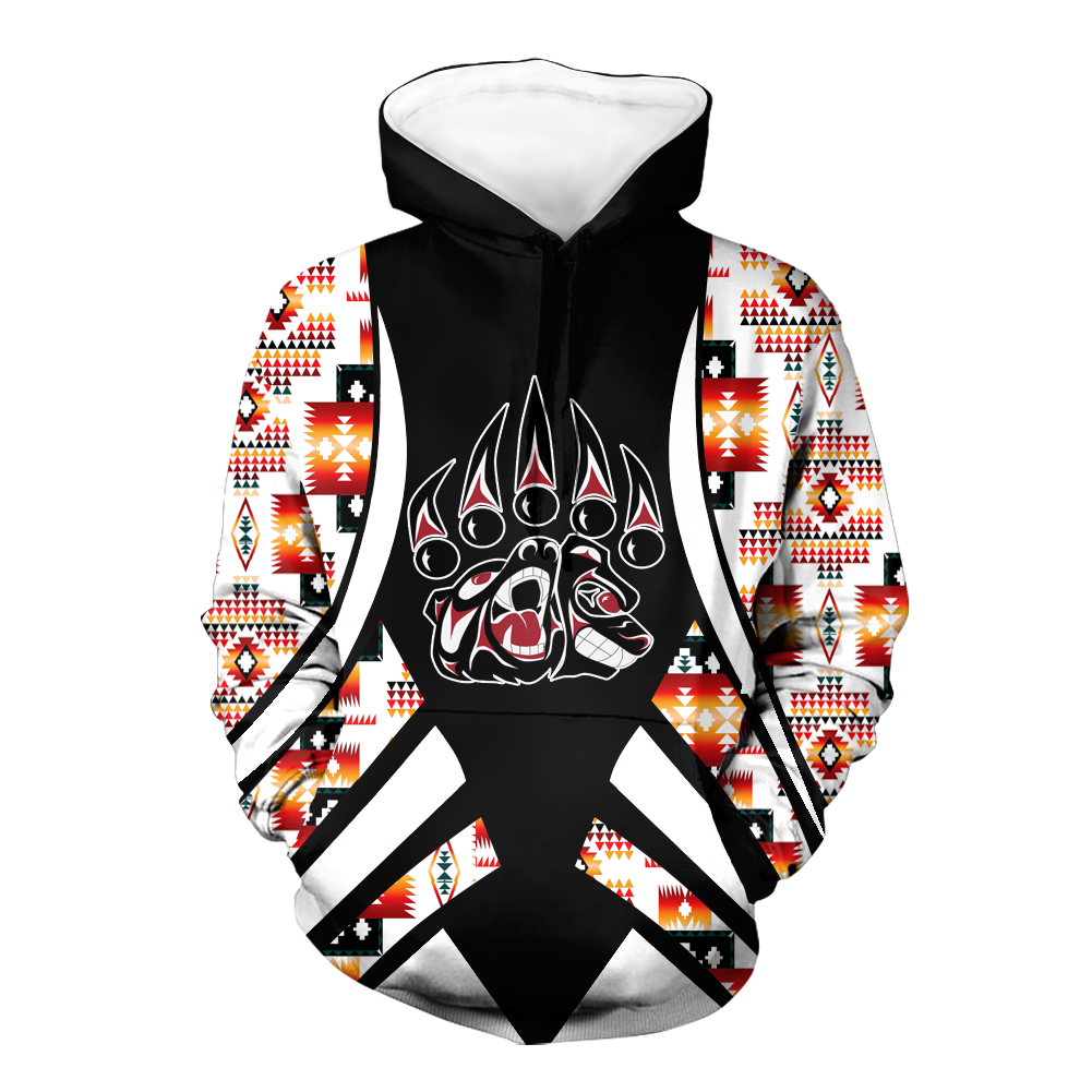 HD0012752 Bear Symbol Native American Pride 3D Hoodie