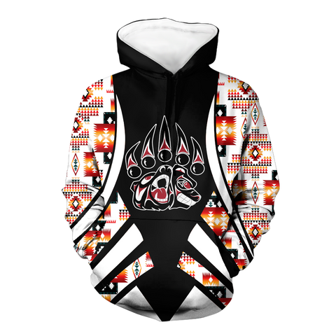 HD0012752 Bear Symbol Native American Pride 3D Hoodie