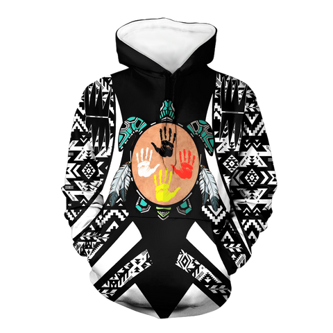 HD0012756 Tribal Turtle Native American Pride 3D Hoodie