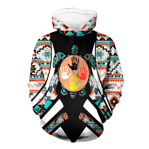 HD0012760 Tribal Turtle Native American Pride 3D Hoodie