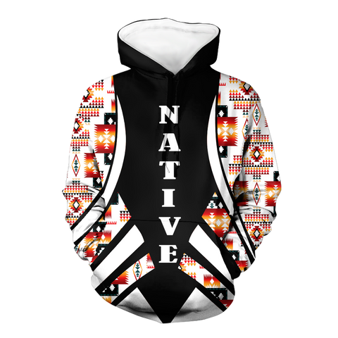 HD0012771 Tribal Pattern Native American Pride 3D Hoodie