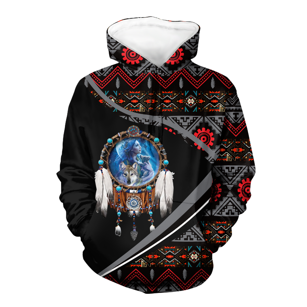 HD0012780 Dreamcatcher Native American Pride 3D Hoodie