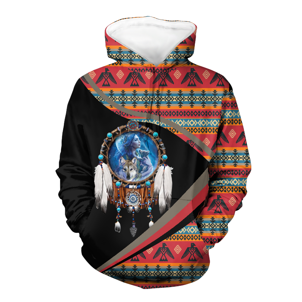 HD0012784 Dreamcatcher Native American Pride 3D Hoodie