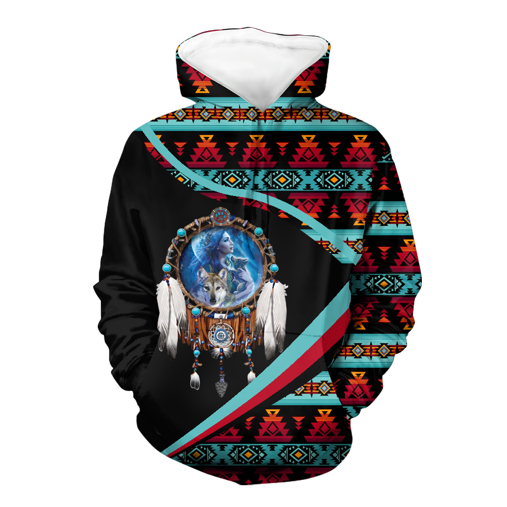 HD0012794 Dreamcatcher Native American Pride 3D Hoodie