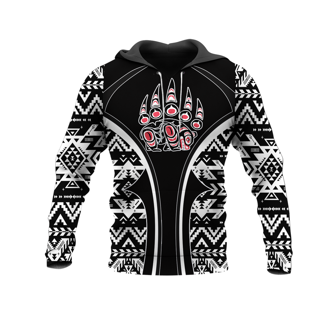 HD0012799 Bear Symbol Native American Pride 3D Hoodie