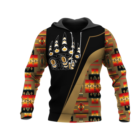 HD0012831 Bear Symbol Native American Pride 3D Hoodie