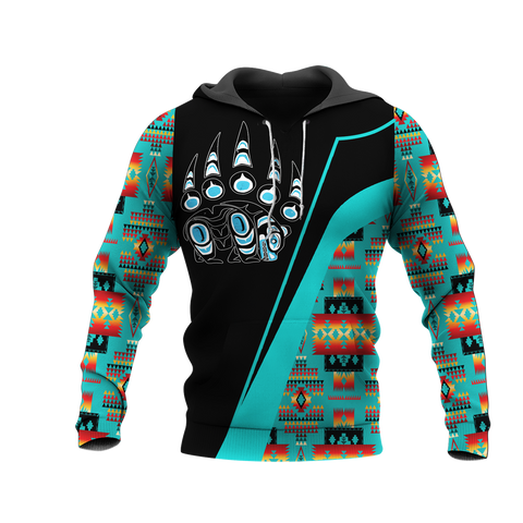 HD0012832 Bear Symbol Native American Pride 3D Hoodie