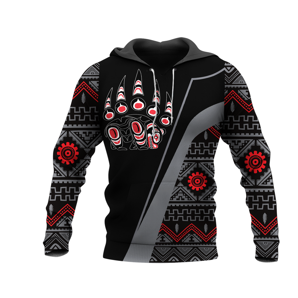 HD0012833 Bear Symbol Native American Pride 3D Hoodie