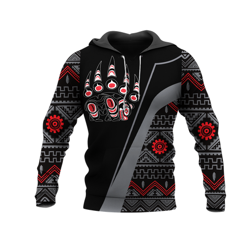 HD0012833 Bear Symbol Native American Pride 3D Hoodie