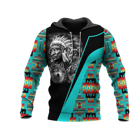 HD0012840 Chief Native American Pride 3D Hoodie