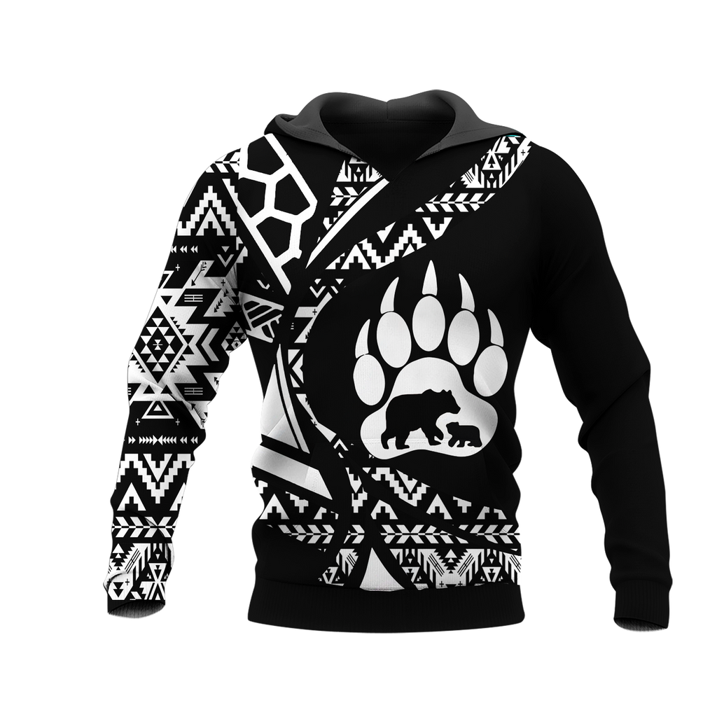 HD0012843 Bear Symbol Native American Pride 3D Hoodie