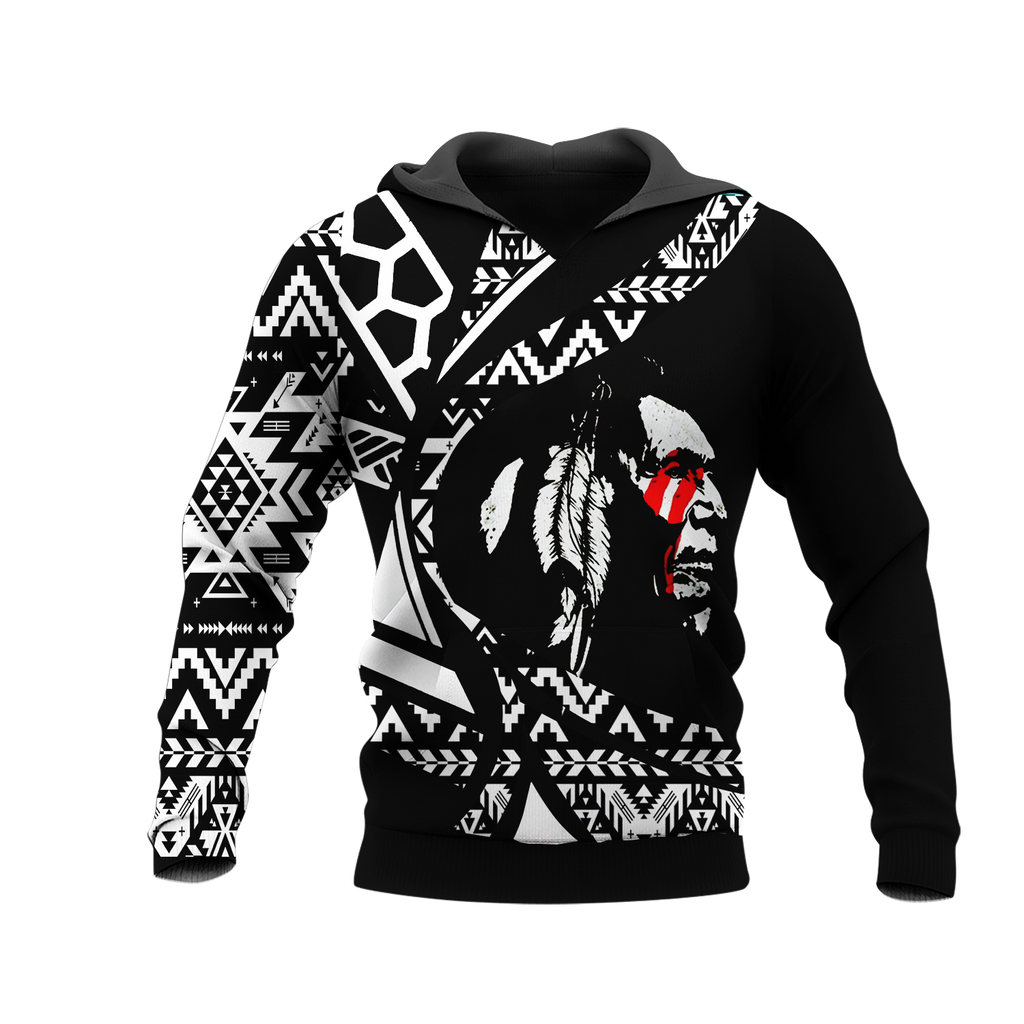 HD0012845 Chief Native American Pride 3D Hoodie