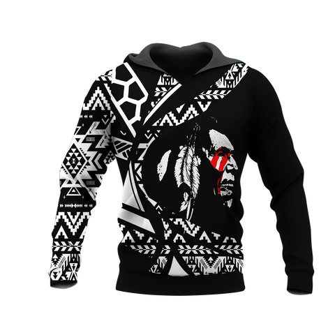 HD0012845 Chief Native American Pride 3D Hoodie