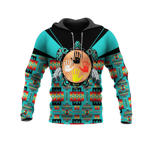 HD0012862 Tribal Turtle Native American Pride 3D Hoodie