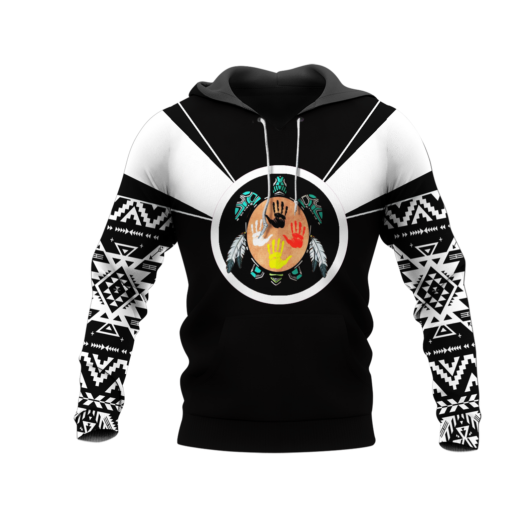 HD0012865 Tribal Turtle Native American Pride 3D Hoodie