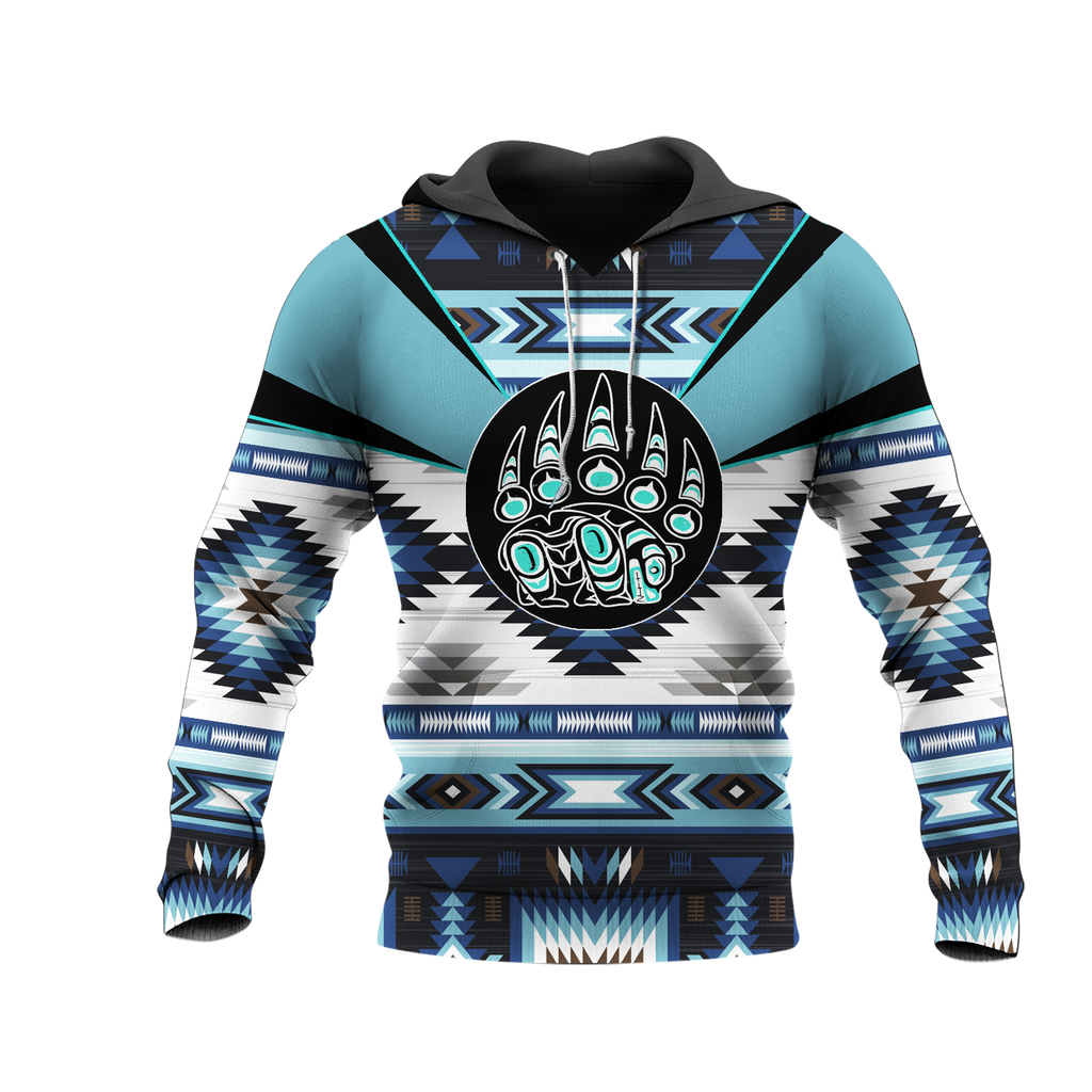 HD0012866 Bear Symbol Native American Pride 3D Hoodie