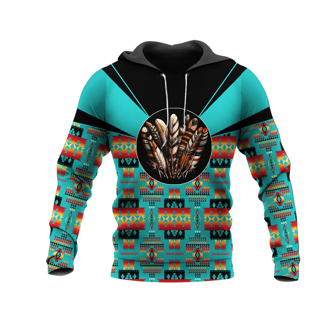 HD0012868 Feather  Native American Pride 3D Hoodie