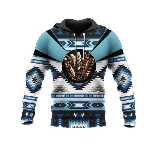 HD0012871 Feather Native American Pride 3D Hoodie