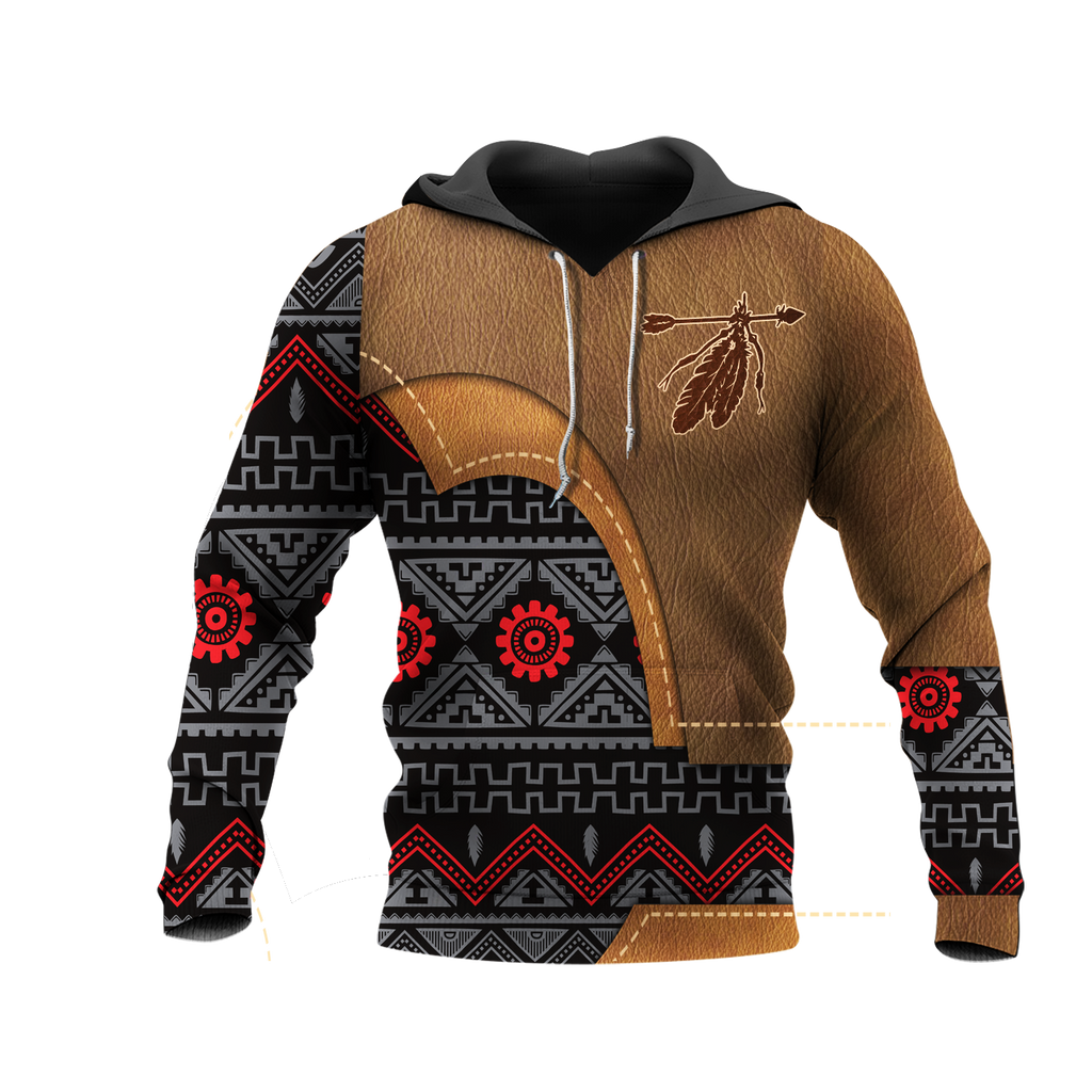 HD0012904 Feather  Native American Pride 3D Hoodie