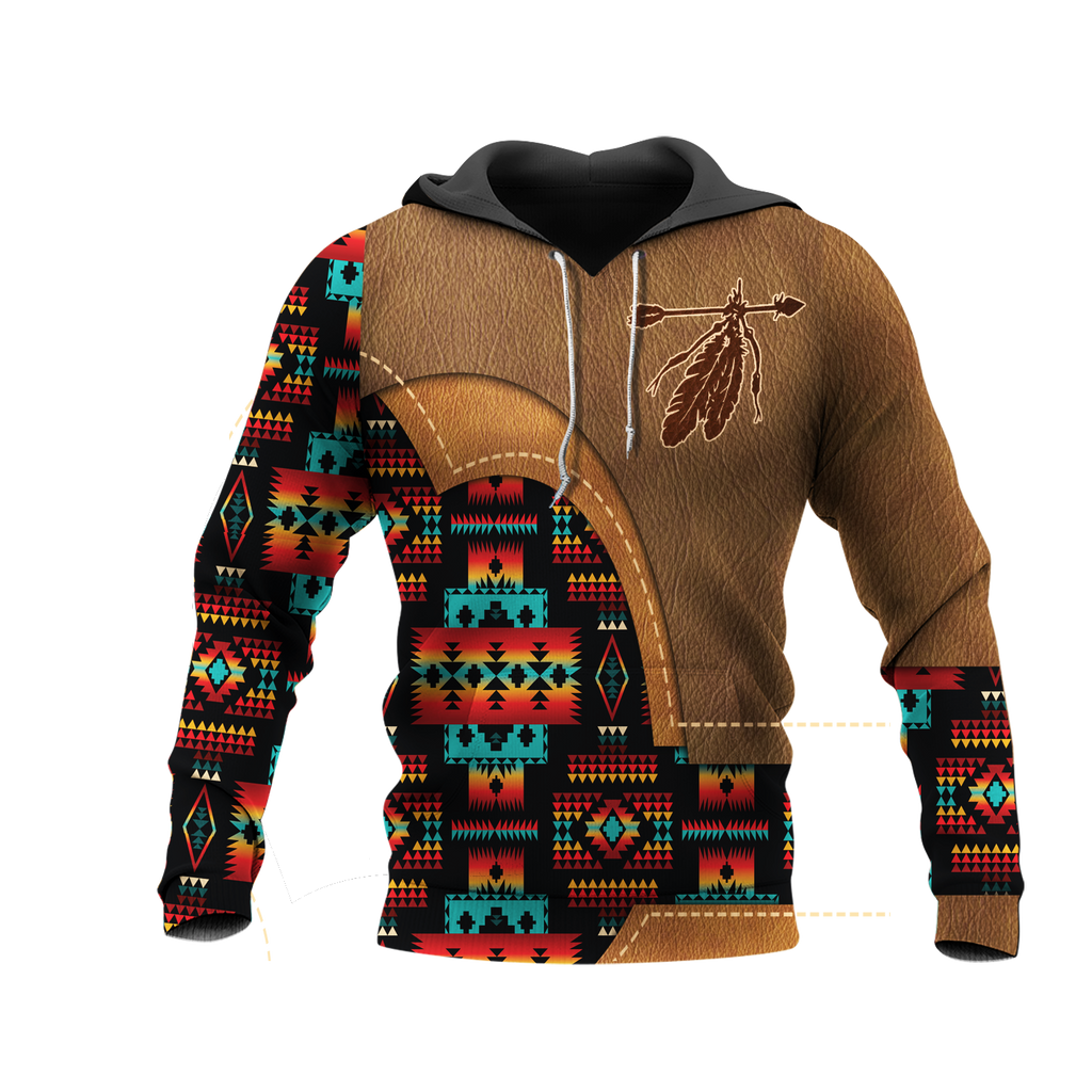 HD0012906 Feather  Native American Pride 3D Hoodie