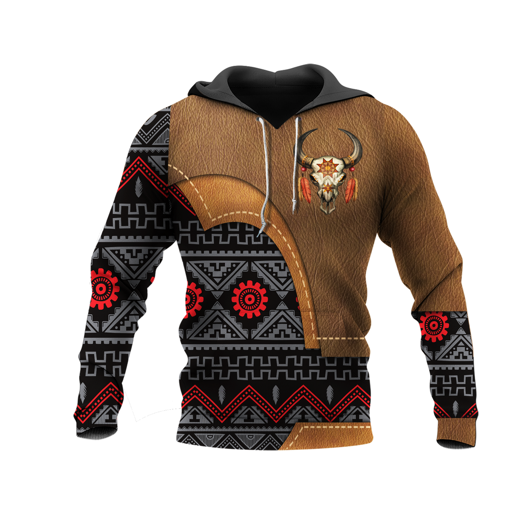 HD0012908 Bison Native American Pride 3D Hoodie