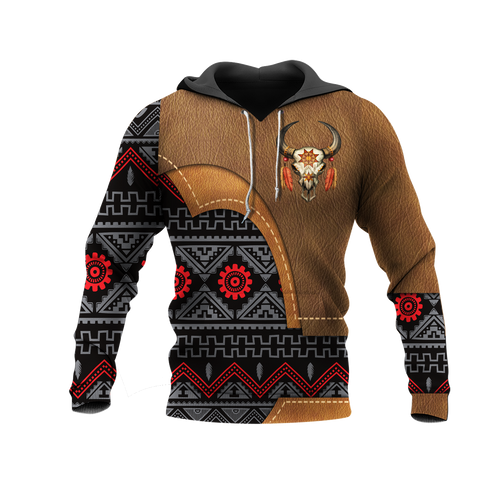 HD0012908 Bison Native American Pride 3D Hoodie